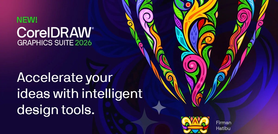CorelDRAW Graphics Suite 2026 bản quyền - bộ công cụ đồ họa toàn diện để xử lý từ ý tưởng sáng tạo đến file thành phẩm