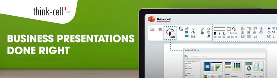 thinkcell bản quyền cho PowerPoint