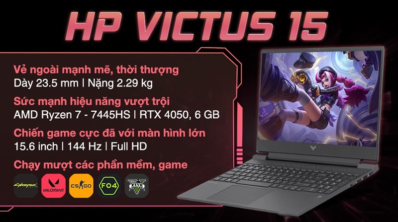 Laptop HP VICTUS 15-fb3115AX BX9C9PA