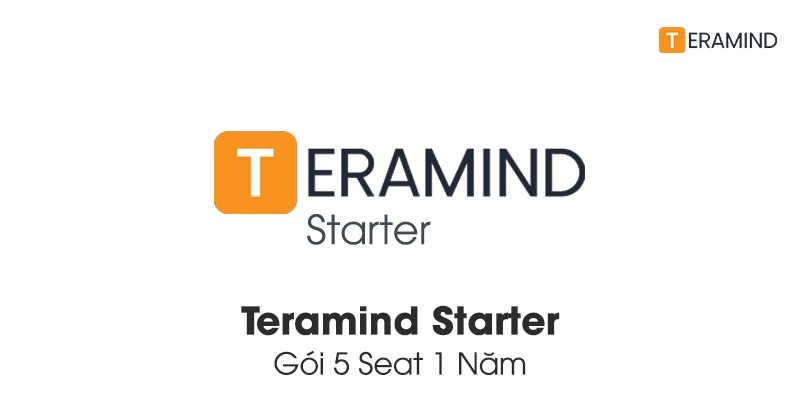 Phần mềm Teramind Starter bản quyền gói 5 Seat 1 năm