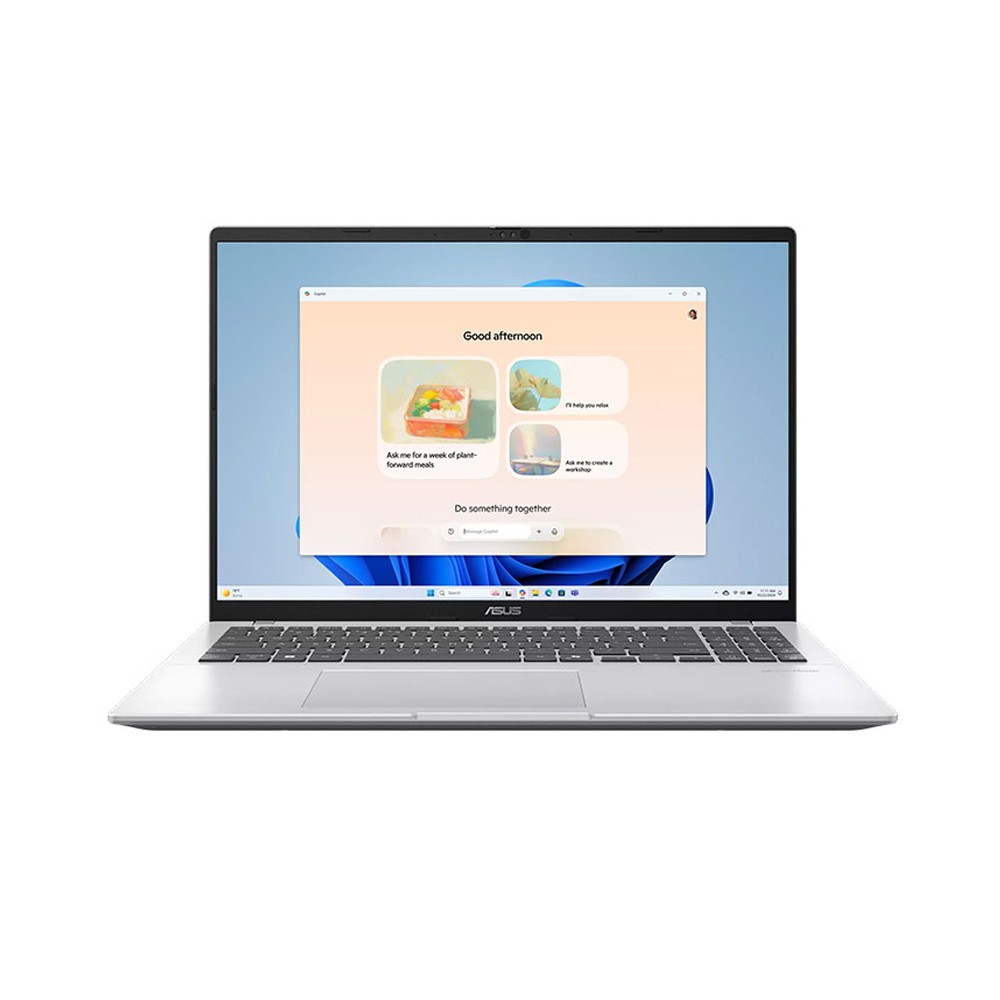 Laptop ASUS Vivobook 16 X1607CA-MB990W (Intel Core Ultra 7 255H | Intel Graphics | 16.0-inch WUXGA | 16GB | 512GB | Windows 11 Home SL | Bạc)