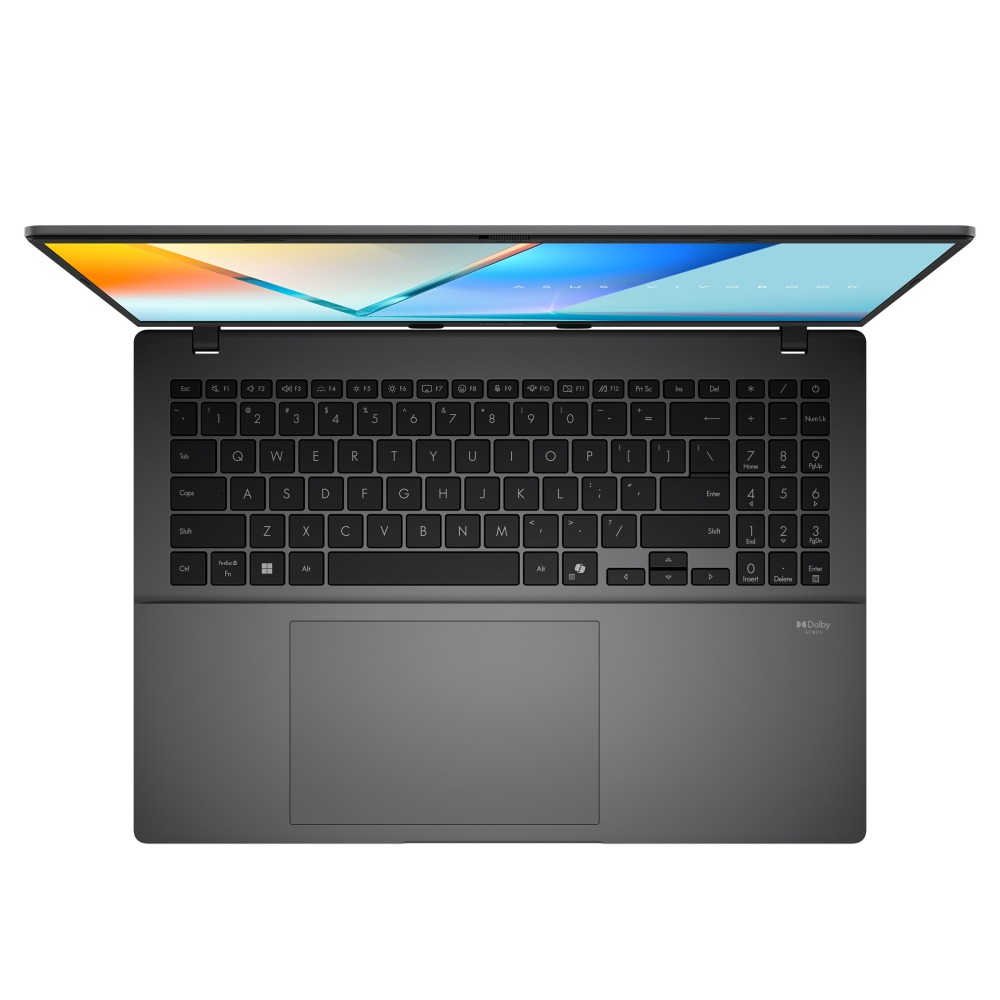 ASUS Vivobook S16 S3607CA-SH083WS bàn phím và touchpad nền trắng