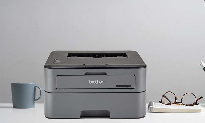 Máy in laser đen trắng Brother HL-L2321D kết nối USB