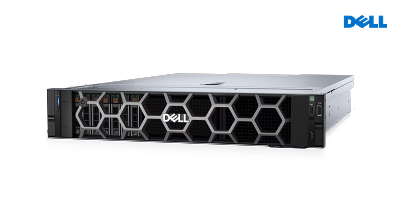 Dell PowerEdge R760xs 8x3.5 (2x Xeon Silver 4510, 128GB DDR5, 8x 2TB SAS, 2x800W PSU,No OS, 3Y)