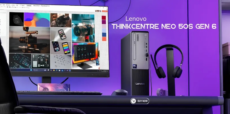 Lenovo ThinkCentre Neo 50s Gen 6 13DM003KVA dạng SFF