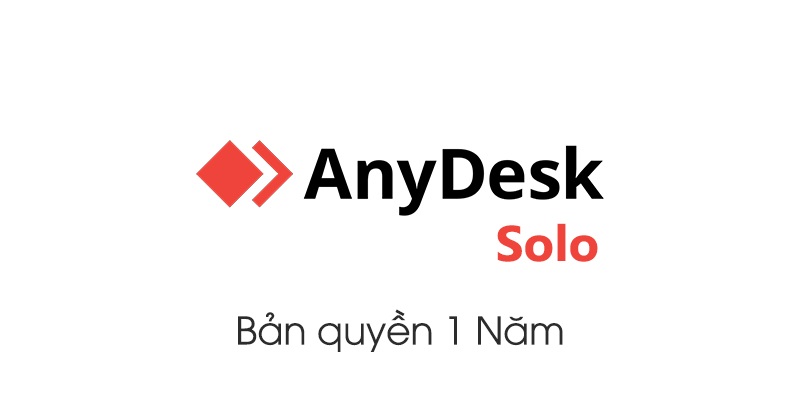 Phần mềm AnyDesk Solo bản quyền 12 tháng