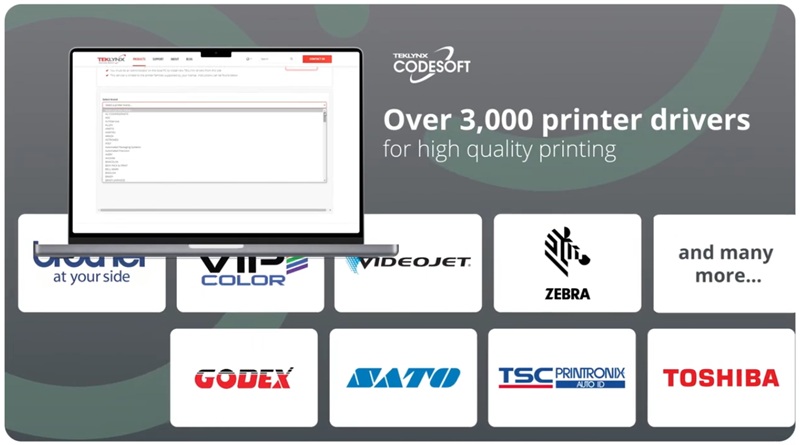CODESOFT hỗ trợ thiết kế và in nhãn mã vạch