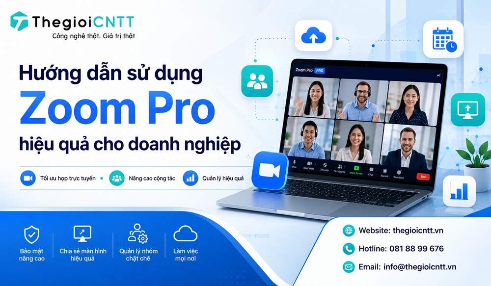 Hướng dẫn sử dụng Zoom Pro hiệu quả