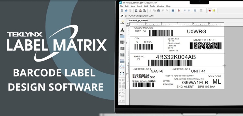 LABEL MATRIX thiết kế barcode label