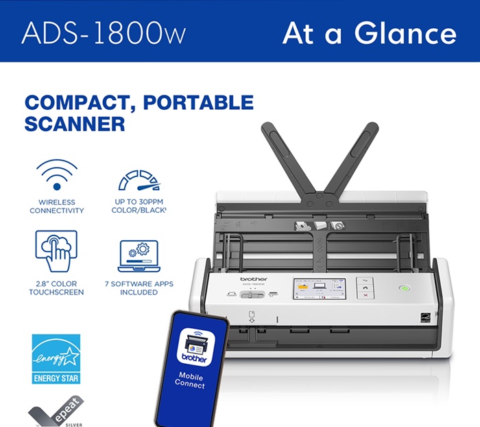 Thông số Brother ADS-1800W