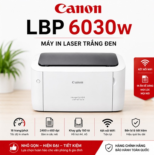 Thông số kỹ thuật máy in Canon LBP6030w