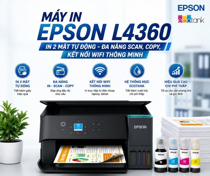 Máy in đa năng Epson EcoTank L4360
