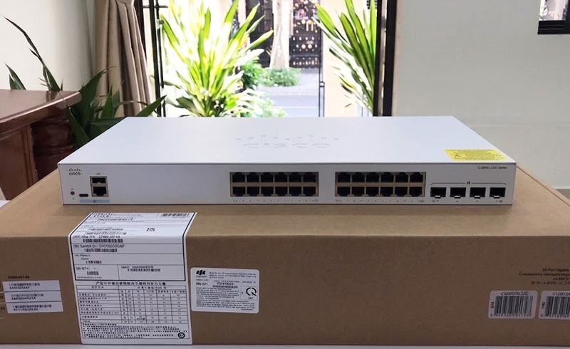 Switch Cisco Catalyst C1200-24T-4G 24 cổng Gigabit