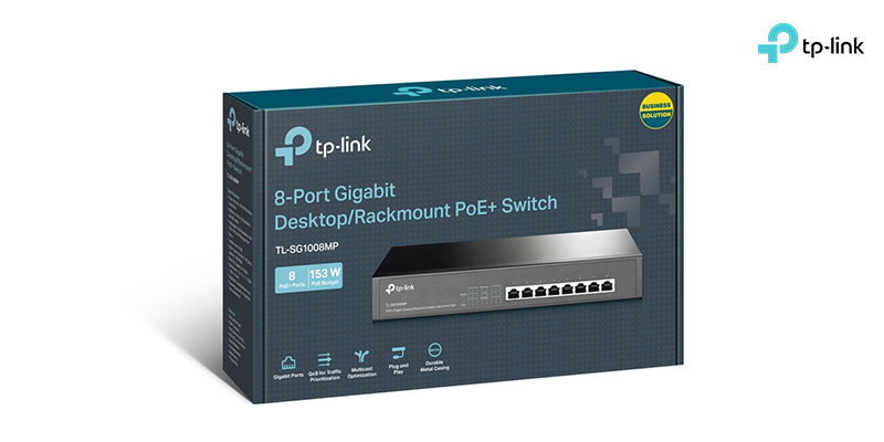 Switch TP-Link TL-SG1008MP 8 cổng Gigabit PoE