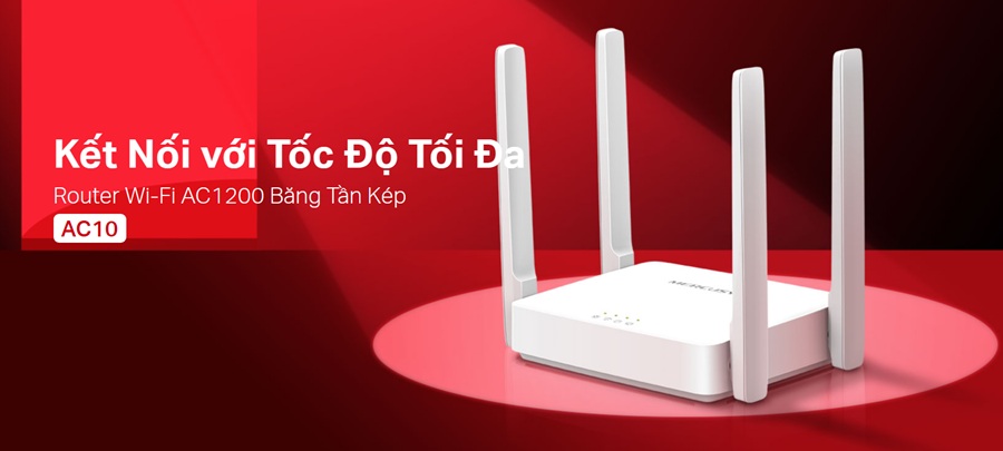 Mercusys AC10 V1 WiFi 5 AC1200