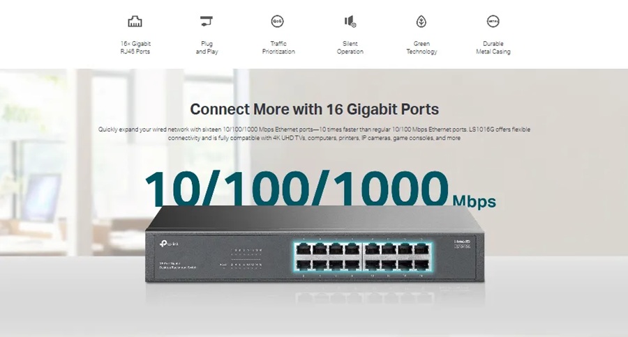 Thông số Switch TP-Link LS1024G