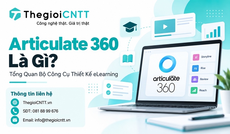 Articulate 360 là gì? Bộ công cụ thiết kế eLearning của Articulate