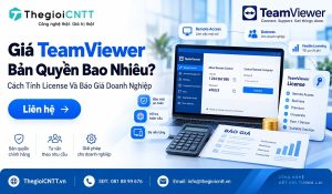 Giá TeamViewer bản quyền và cách tính license doanh nghiệp