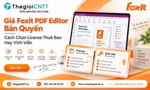 Giá Foxit PDF Editor bản quyền cho doanh nghiệp