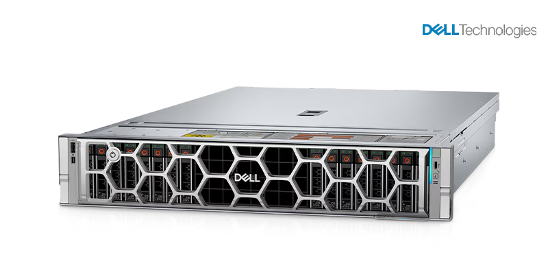 Máy chủ Dell PowerEdge R770 16x2.5 Inch (Xeon 6756E, 32GB, 1.92TB SSD)