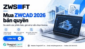 Mua ZWCAD Bản Quyền Chính Hãng 2026