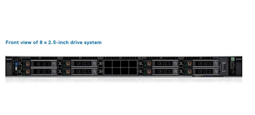 Mặt trước Máy chủ Dell PowerEdge R6615 8x2.5 inch