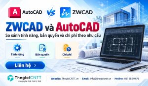 so sánh zwcad va autocad