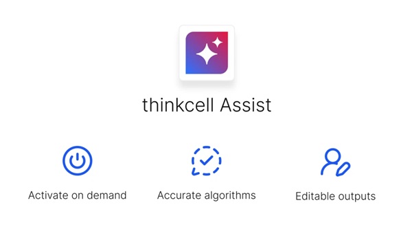 thinkcell Assist: trợ lý AI tích hợp trong PowerPoint và Excel