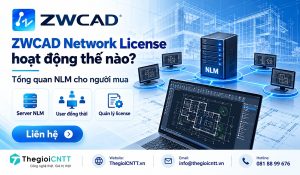 zwcad network license hoạt động như thế nào